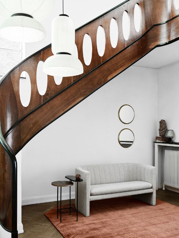 Wisząca lampa Formakami JH4 inspirowana japońskim lampionem w stylu japandi