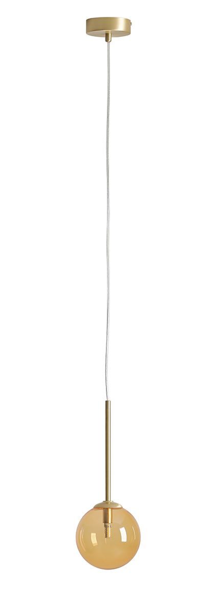 Wyprzedaż! Wisząca lampa Bosso mini – pomarańczowa kula