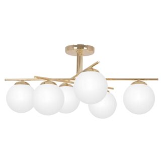 zlota-lampa-sufitowa-rea-z-szescioma-mlecznymi-kloszami