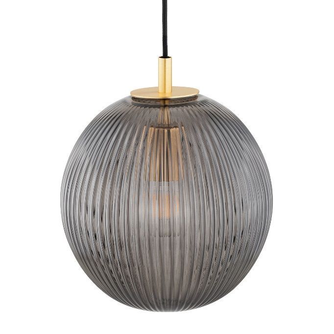 Złota lampa wisząca Paloma w stylu art deco