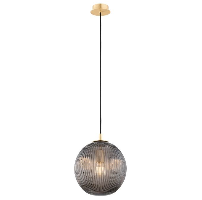Złota lampa wisząca Paloma w stylu art deco