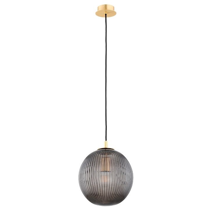 Złota lampa wisząca Paloma w stylu art deco