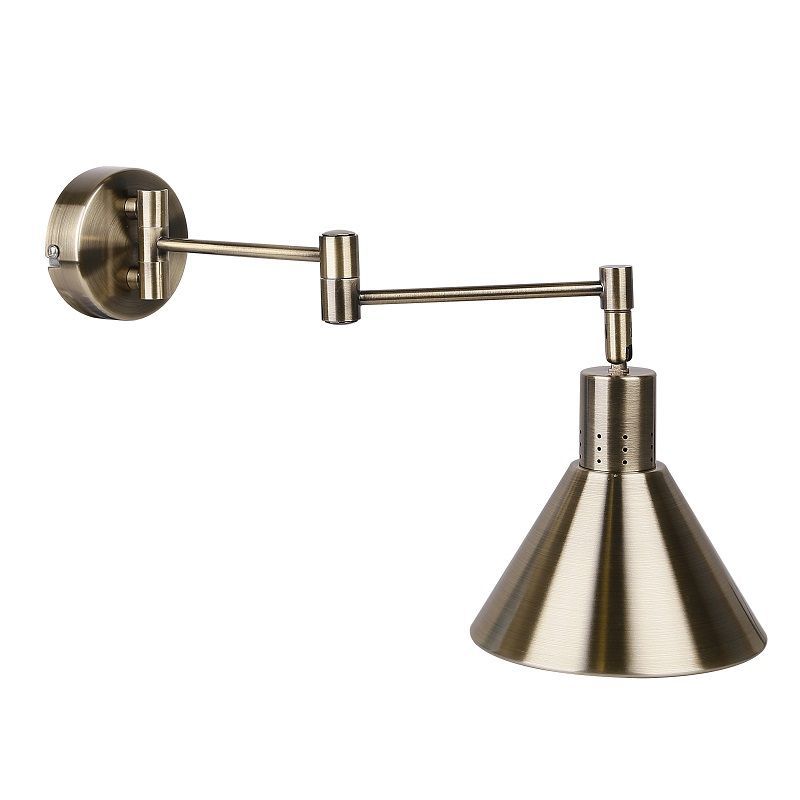 zloty kinkiet copenhagen candellux z mozliwoscia regulacji ramienia