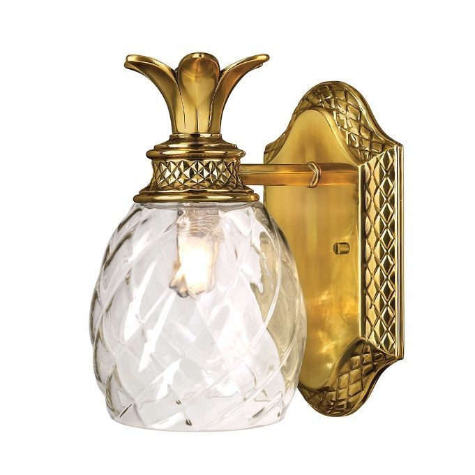 Złoty kinkiet w stylu art deco Plantation – ponadczasowa elegancja