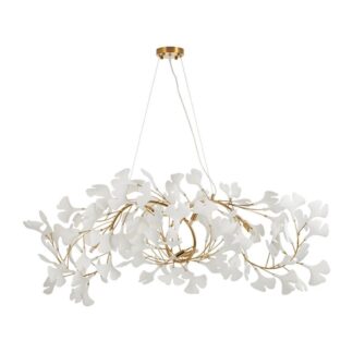 zloty-zyrandol-botanika-wave-135-z-bialymi-ceramicznymi-listkami