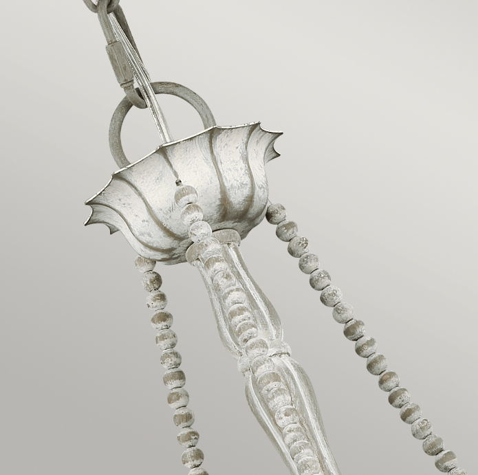 Żyrandol Maryville w stylu francuskim z trzema ramionami to elegancka klasyka