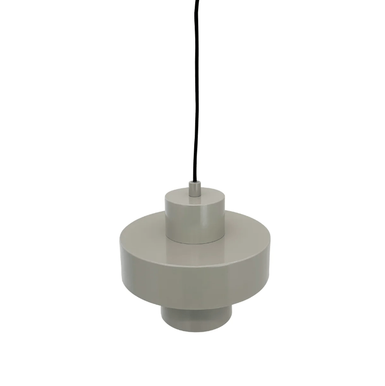 Nowoczesna, designerska lampa wisząca Stoke 20 w szarym kolorze