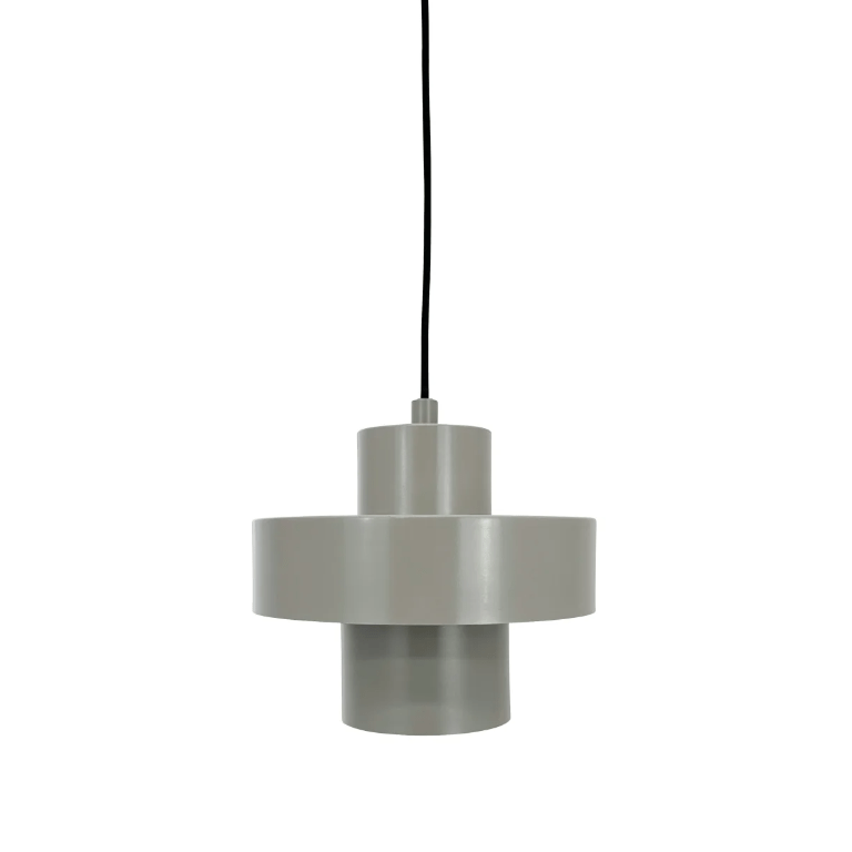 Nowoczesna, designerska lampa wisząca Stoke 20 w szarym kolorze