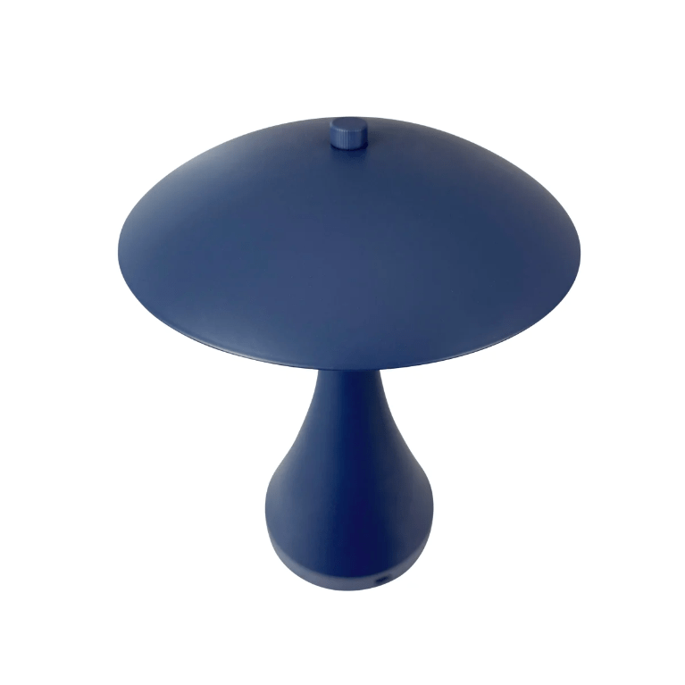 Przenośna lampa LED Vienna indigo z regulacją jasności i wbudowanym akumulatorem