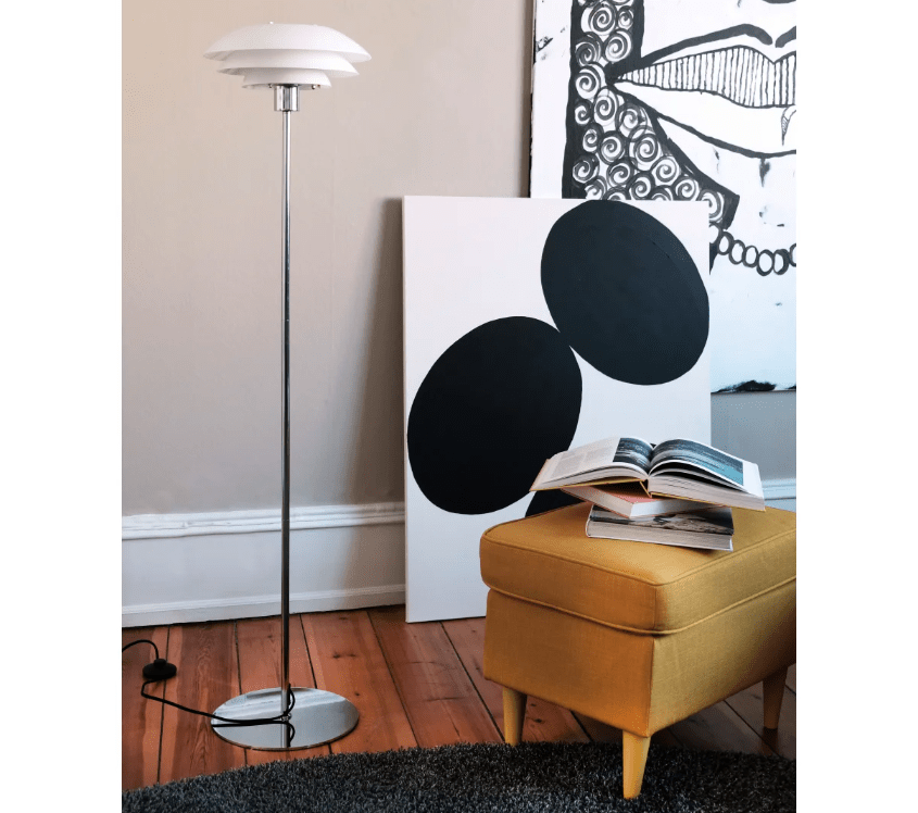 Stylowa nordycka lampa podłogowa DL31 do salonu o eleganckim designie