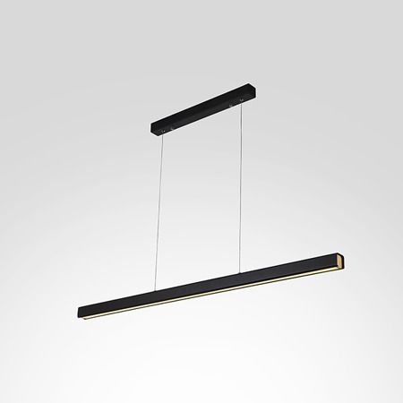 Wisząca lampa Linear No.4 LED w kolorze czarnym, 3000K, długość 120 cm