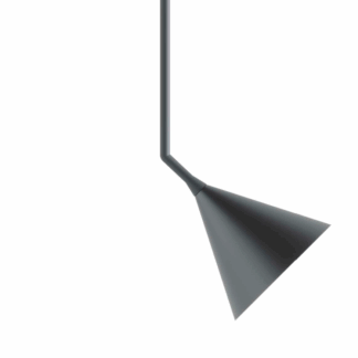 Dekoracyjna wisząca lampa Rubi Side w kolorze czarnym – Robin