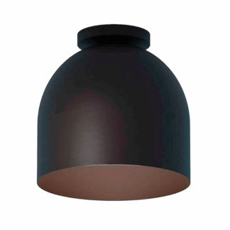 Dekoracyjny plafon Rio - Robin w kolorze czarnym i kompaktowym rozmiarze