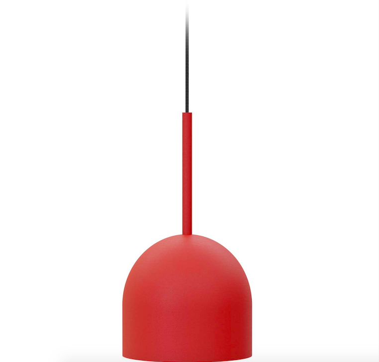 Wisząca lampa Rio 16 w kolorze terakoty