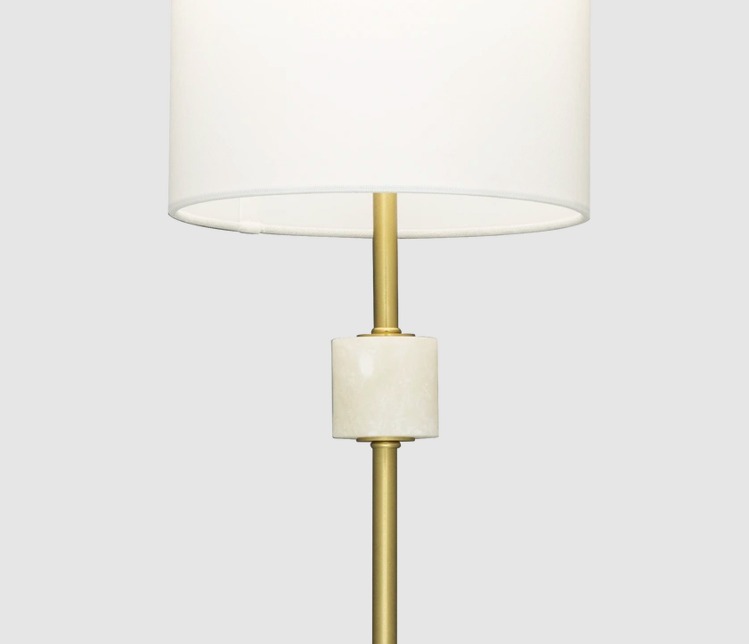 Elegancka lampa stołowa Bari wykonana z naturalnego alabastru