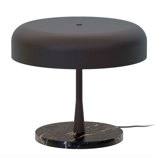 Lampa stołowa Rea by Robin wykonana z czarnego marmuru