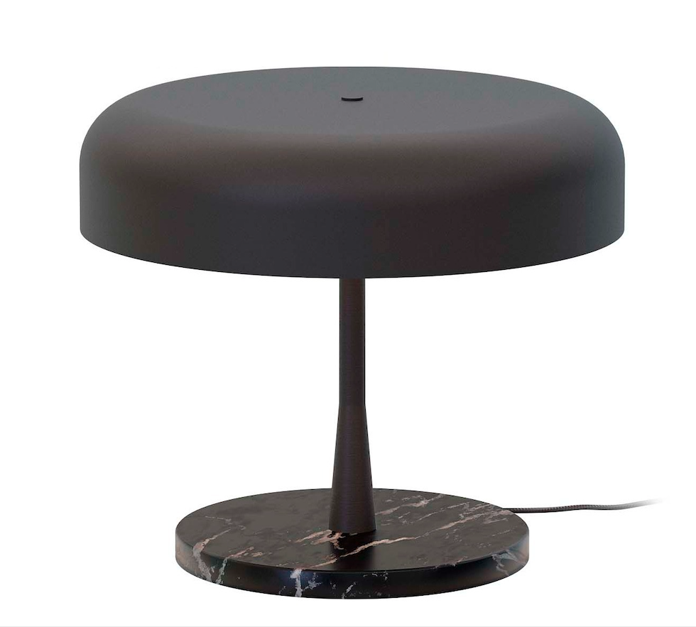 Lampa stołowa Rea by Robin wykonana z czarnego marmuru