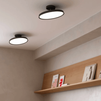 Czarna regulowana lampa sufitowa LED Kaito Pro 30 od DFTP