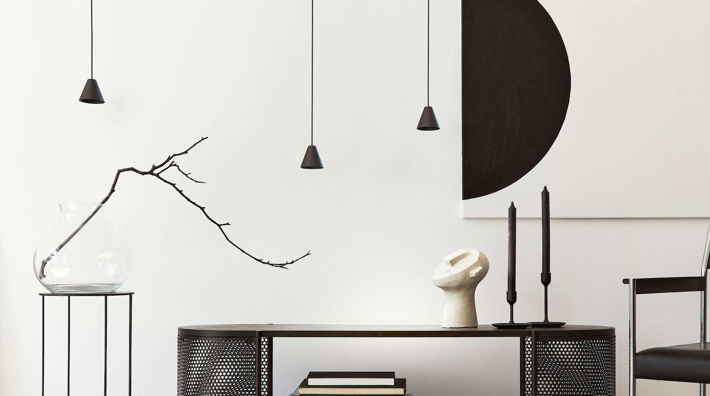 Niewielka biała lampa wisząca Rimini 8 LED 3000K