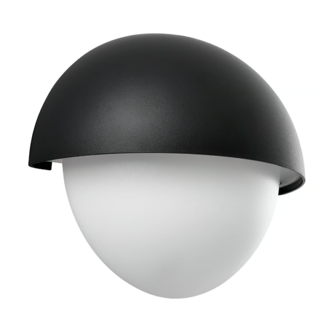 Okrągła zewnętrzna lampa ścienna Scorpius Maxi o klasie szczelności IP44