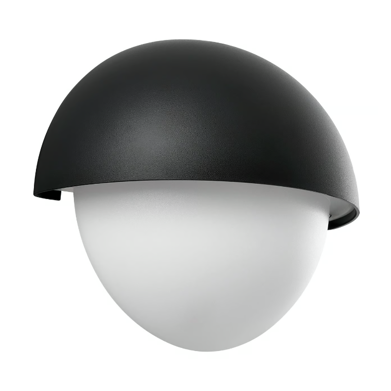 Okrągła zewnętrzna lampa ścienna Scorpius Maxi o klasie szczelności IP44