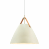 Elegancka wisząca lampa Strap 36 od DFTP w kolorze piaskowym