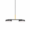 Nowoczesna, wisząca lampa LED Rafaela Duo Robin o płaskim designie