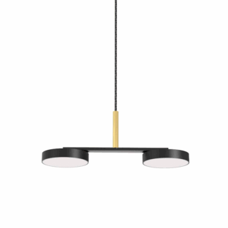 Nowoczesna, wisząca lampa LED Rafaela Duo Robin o płaskim designie