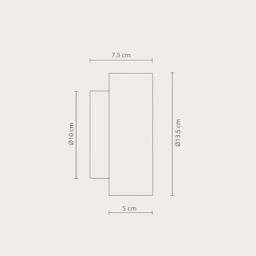 Alabastrowa lampa ścienna / Kamienna lampa sufitowa z alabastru IP44 Rock 14 Robin