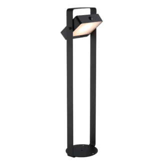 Solarny słupek ogrodowy Saulio z uchylnym źródłem światła i klasą ochrony IP44