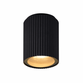 Zewnętrzne aluminiowe oświetlenie sufitowe Kyklop Ripple o klasie szczelności IP54