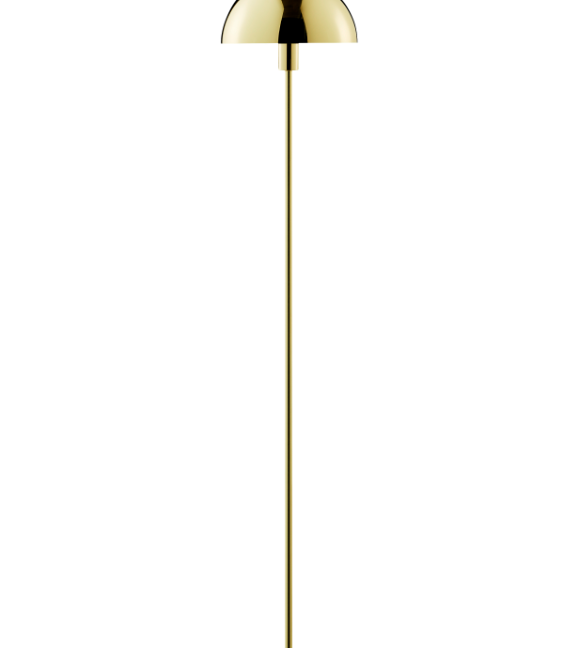 Złocista błyszcząca lampa stojąca Butterfly od Frandsen
