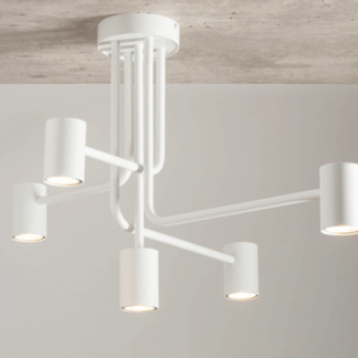 biala-lampa-sufitowa-sonaro-5-spotow