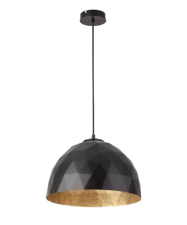 Czarna lampa wisząca nad stół Fjorska 35