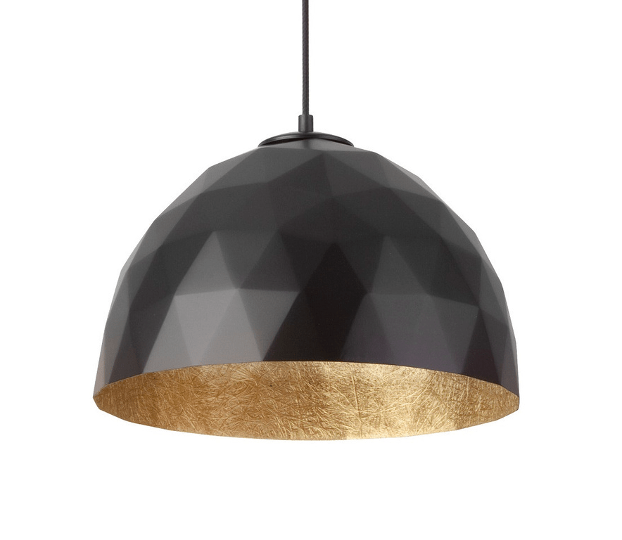 Czarna lampa wisząca nad stół Fjorska 35