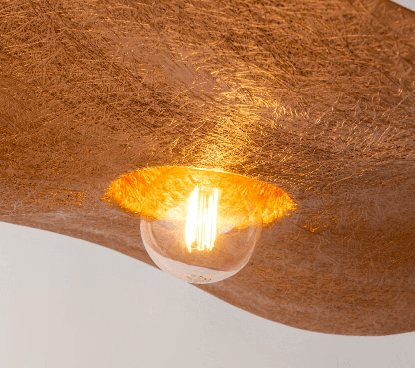 Czarna lampa wisząca Viora 55 cm - kapelusz