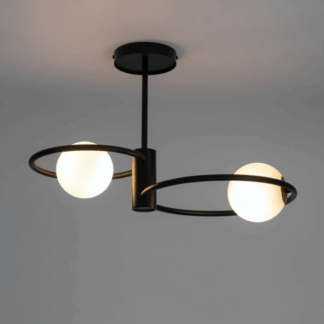 czarny-zyrandol-do-kuchni-aurika-2-szklane-kule