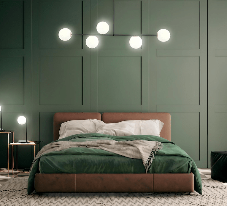 Czarny żyrandol Glowspire 5 z mlecznymi szklanymi kloszami