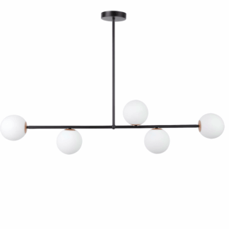 czarny-zyrandol-glowspire-5-z-mlecznymi-szklanymi-kloszami