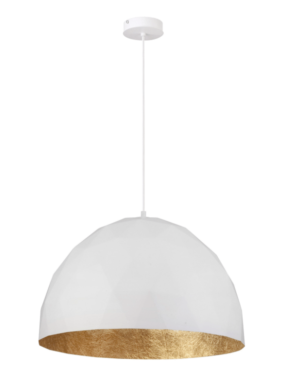 Elegancka lampa wisząca Fjorska 35 - miedziane wnętrze