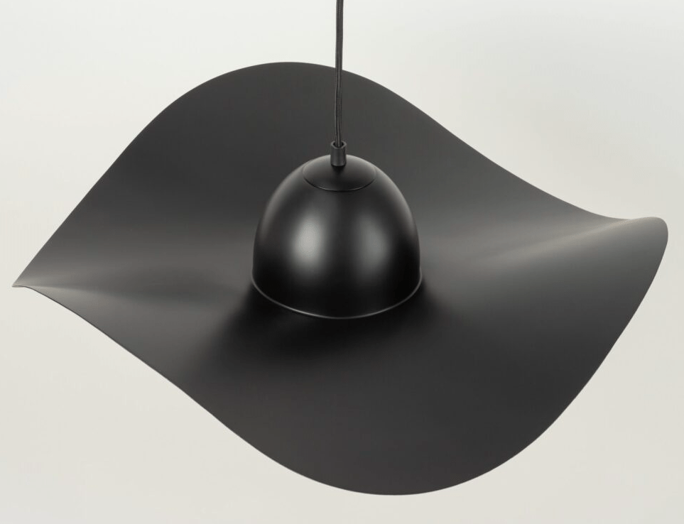 Elegancka lampa wisząca Viora 55 cm - czarno-złota