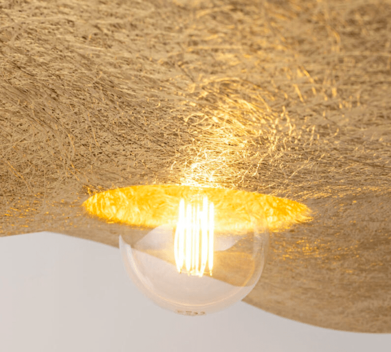 Elegancka lampa wisząca Viora 55 cm - czarno-złota