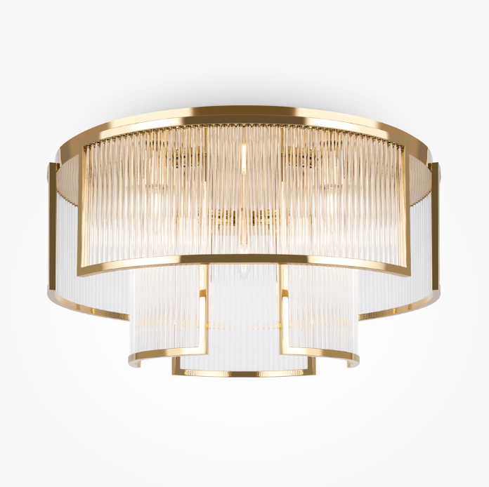 Lampy sufitowe w stylu glamour