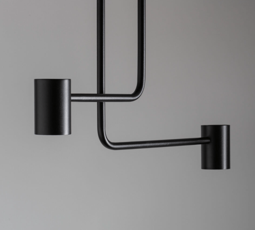 Industrialny plafon Sonaro 2 - czarny