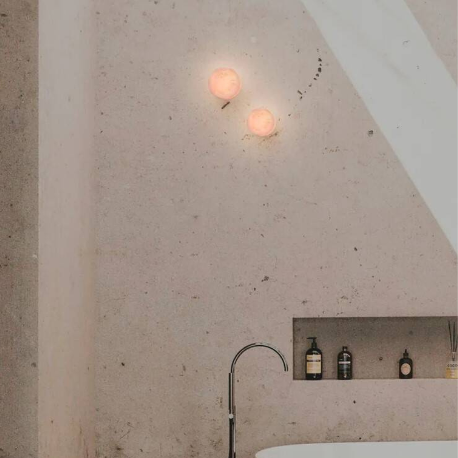 Alabastrowa lampa ścienna / Kamienna lampa sufitowa z alabastru IP44 Rock 9 Robin