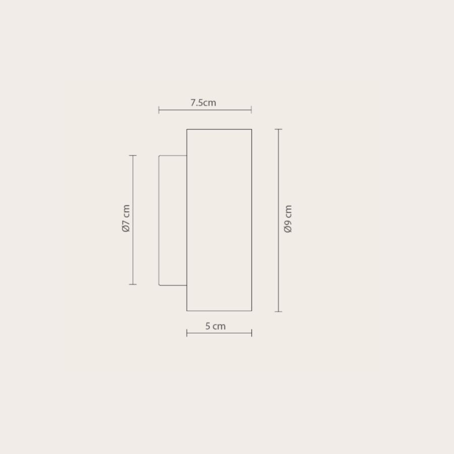 Alabastrowa lampa ścienna / Kamienna lampa sufitowa z alabastru IP44 Rock 9 Robin