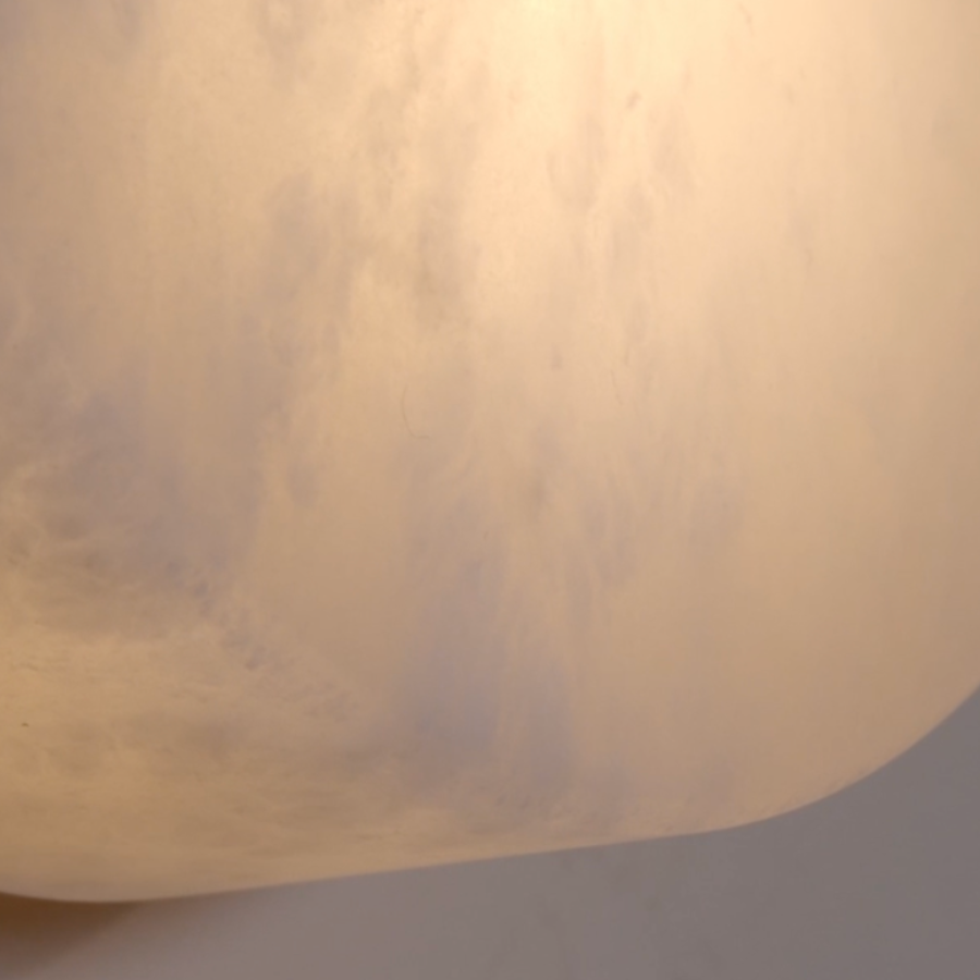 Alabastrowa lampa ścienna / Kamienna lampa sufitowa z alabastru IP44 Rock 14 Robin