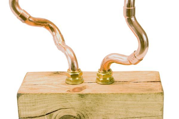 Lampa stołowa Bonzai II - z rurek miedzianych Gie El Home