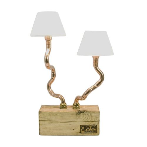 Lampa stołowa Bonzai II - z rurek miedzianych Gie El Home