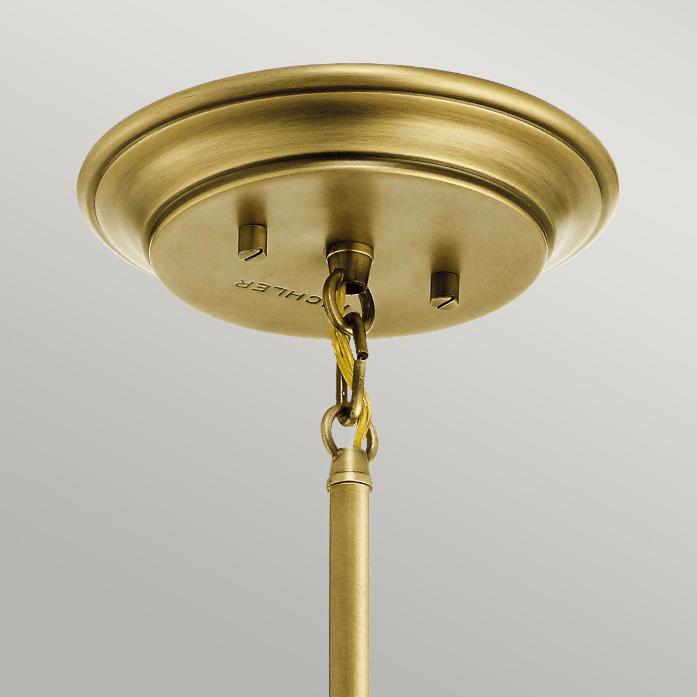 SALE! Złota klasyczna lampa wisząca sufitowa Waverly